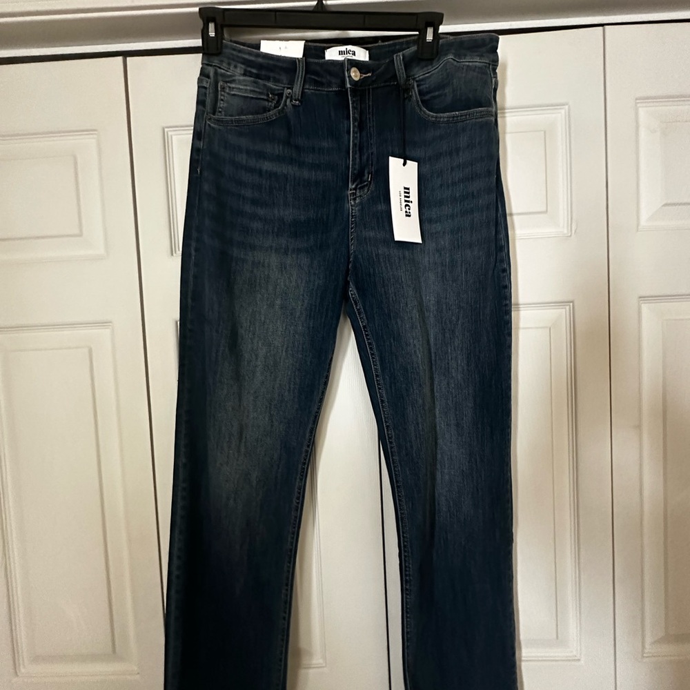 Mica Women's Dark Blue Straight Leg Jeans
